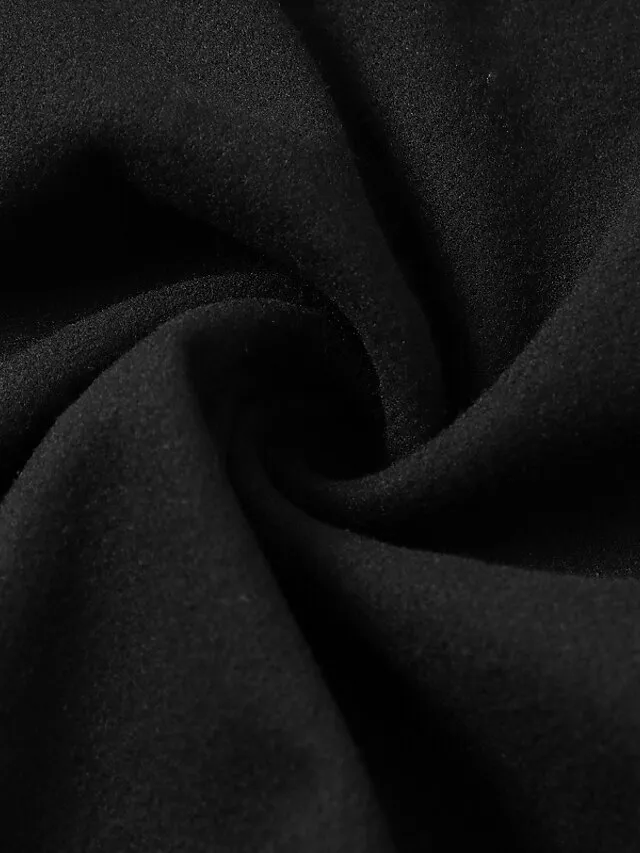 Women's Winter Coat Cloak / Halloween Xmas Capes Long Layered Coat Warm Windproof Overcoat Fall Single Breasted Hooded Coat Green Black Blue Gray Christmas Crewneck S M L XL / Winter