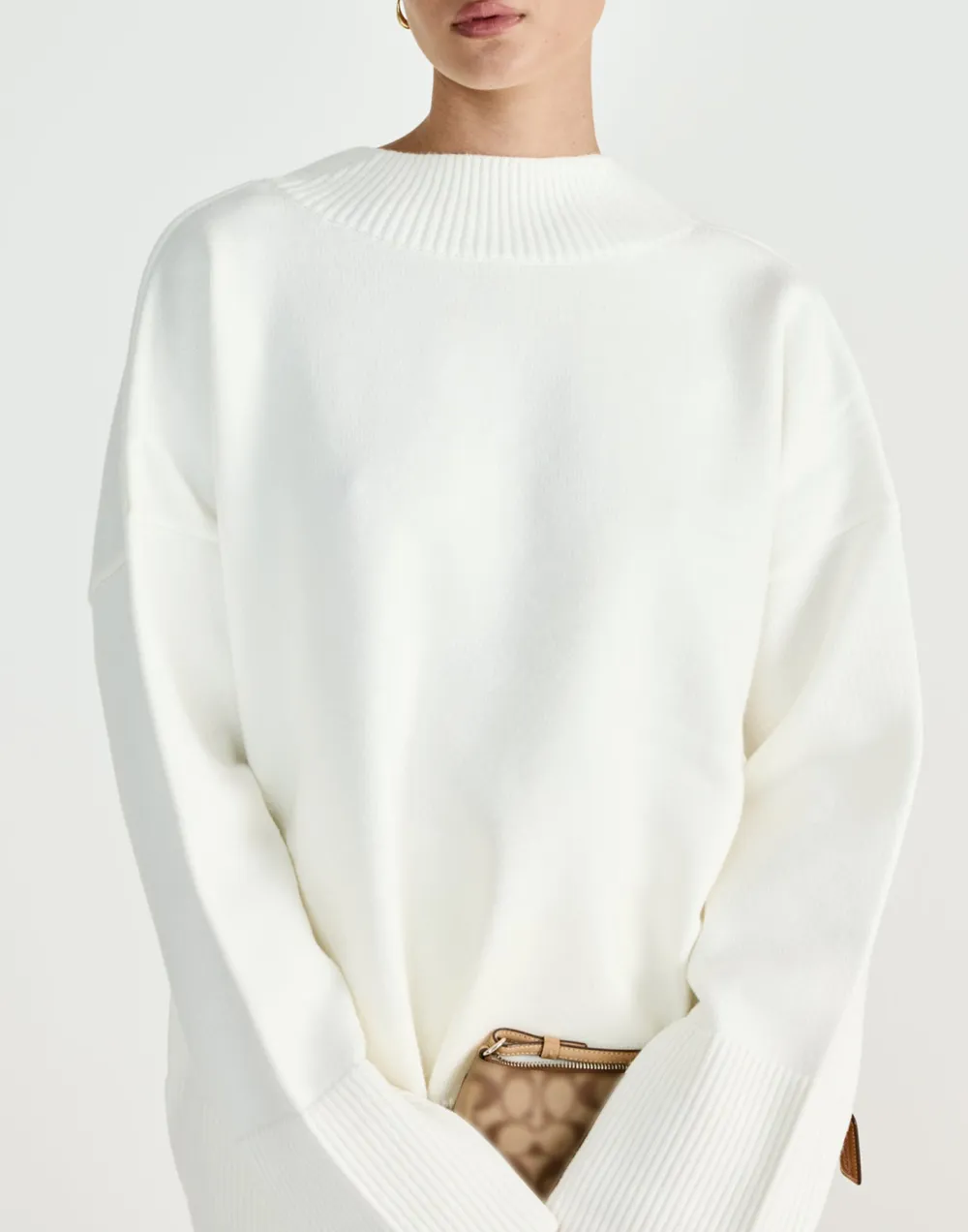 Simple Oversized Loose Knit Top