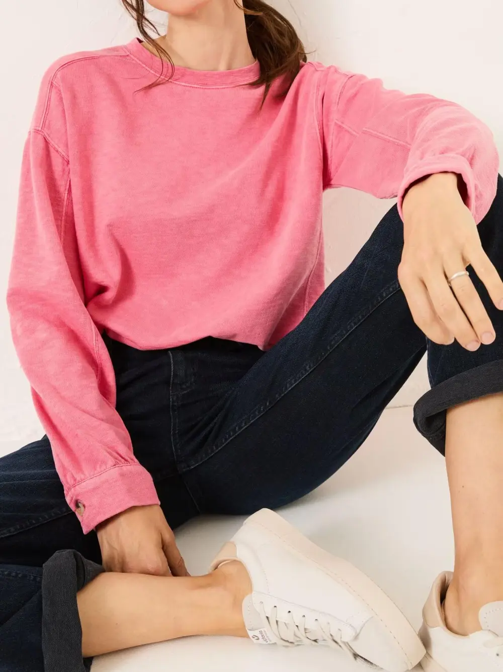 Blush Pink Crew Sweat Top