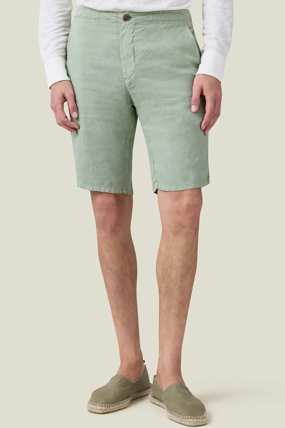Linen Fabric Material Shorts