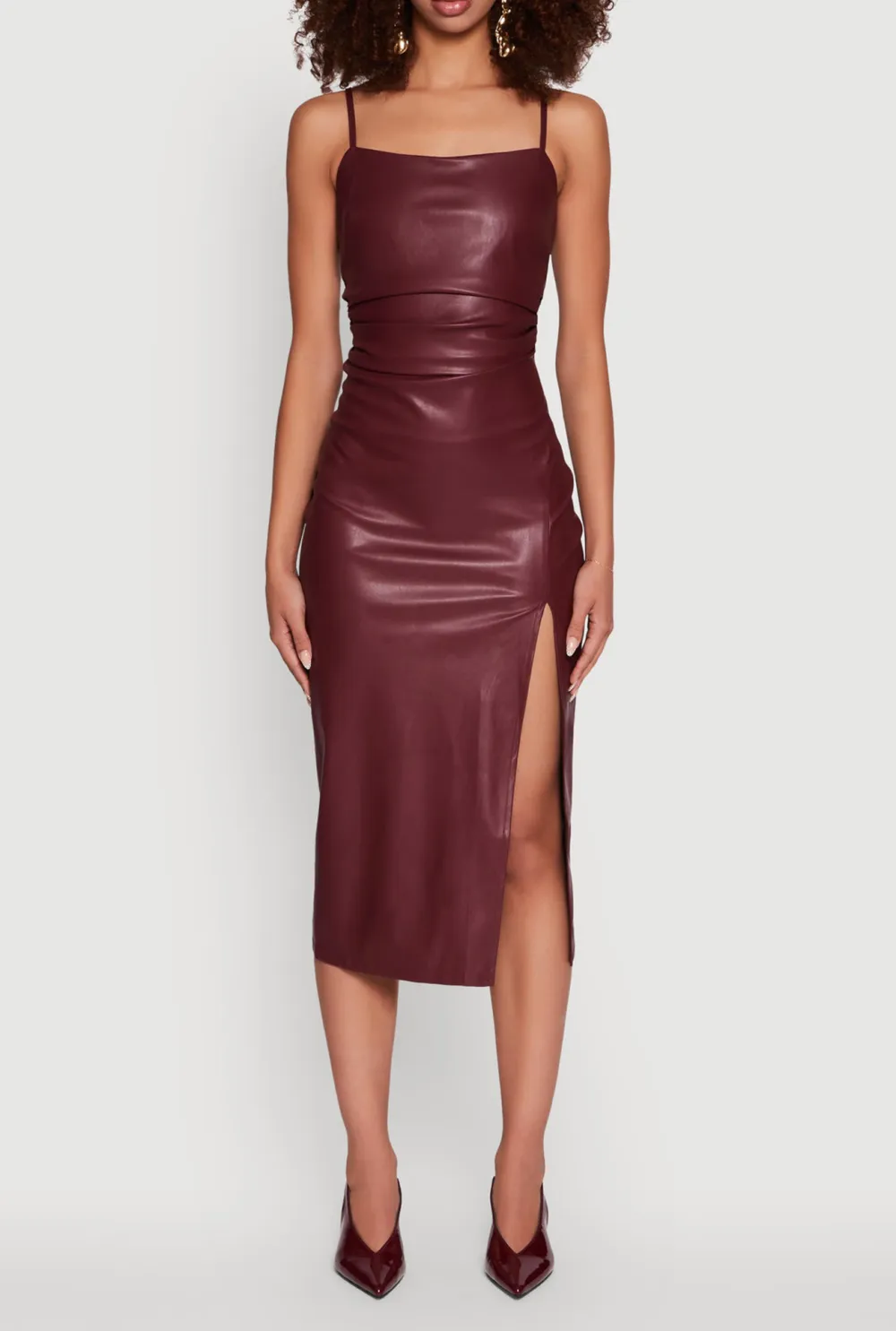 Leather Camisole Dress
