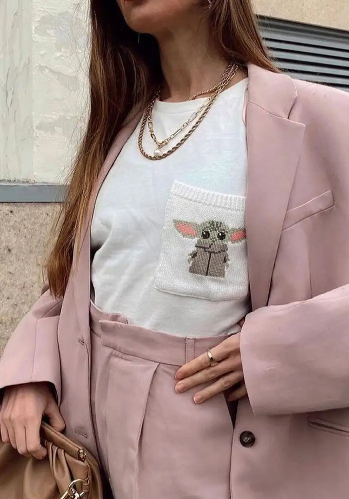 Royal Villa Pink Casual Blazer