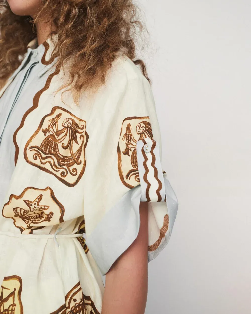 Tie-Front Shirt Dress