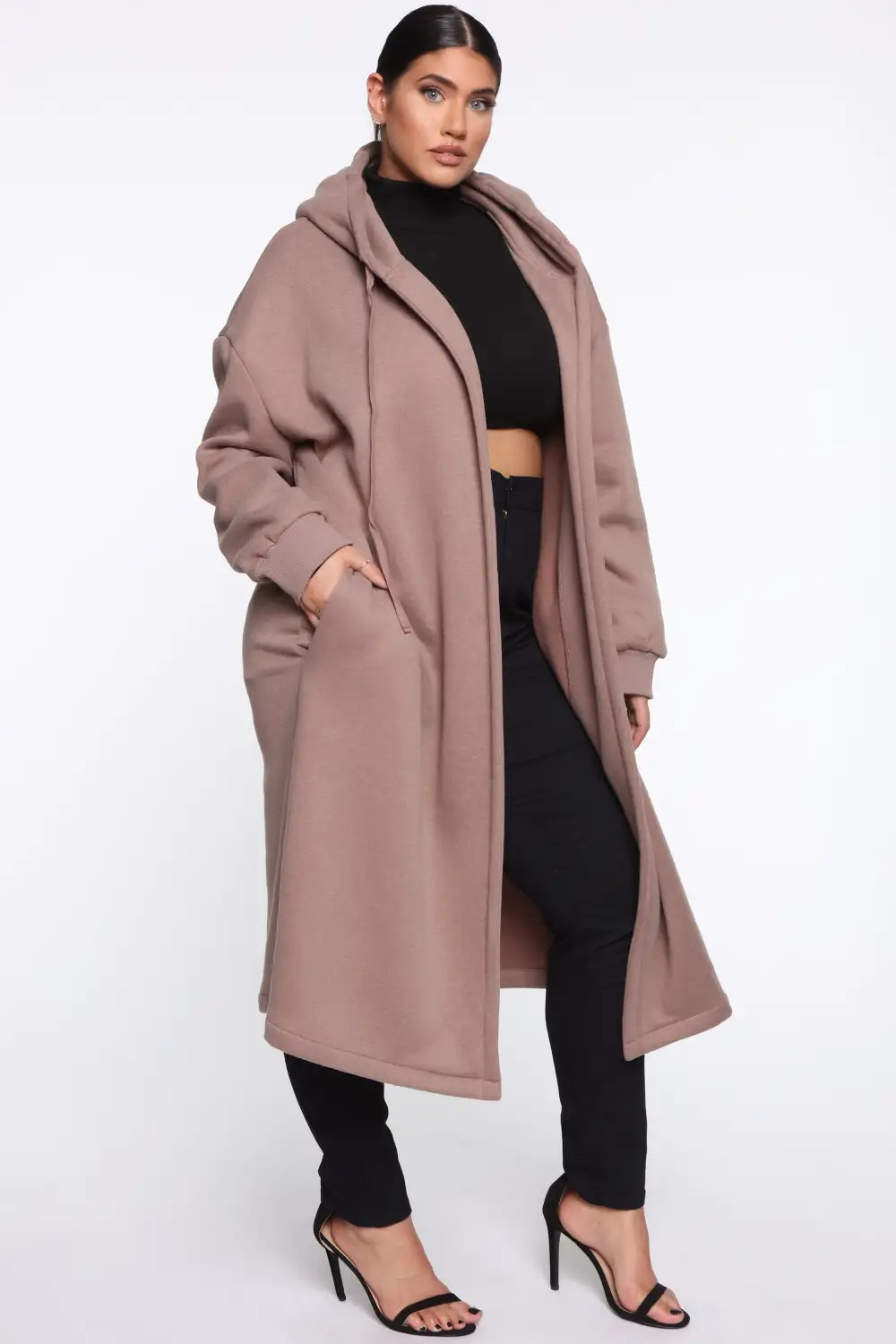 Sky Walker Long Jacket - Mocha