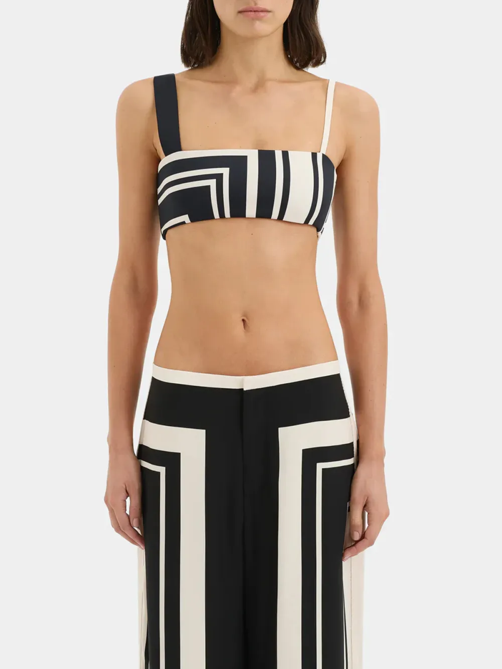 Casual Style Striped Trouser