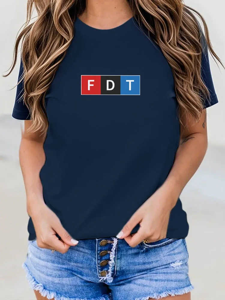 Women's I Stand With Them Short Sleeve Round Neck Pure Cotton T-Shirt