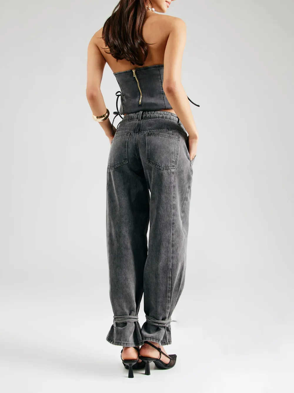 Acid Wash Casual Style Jeans