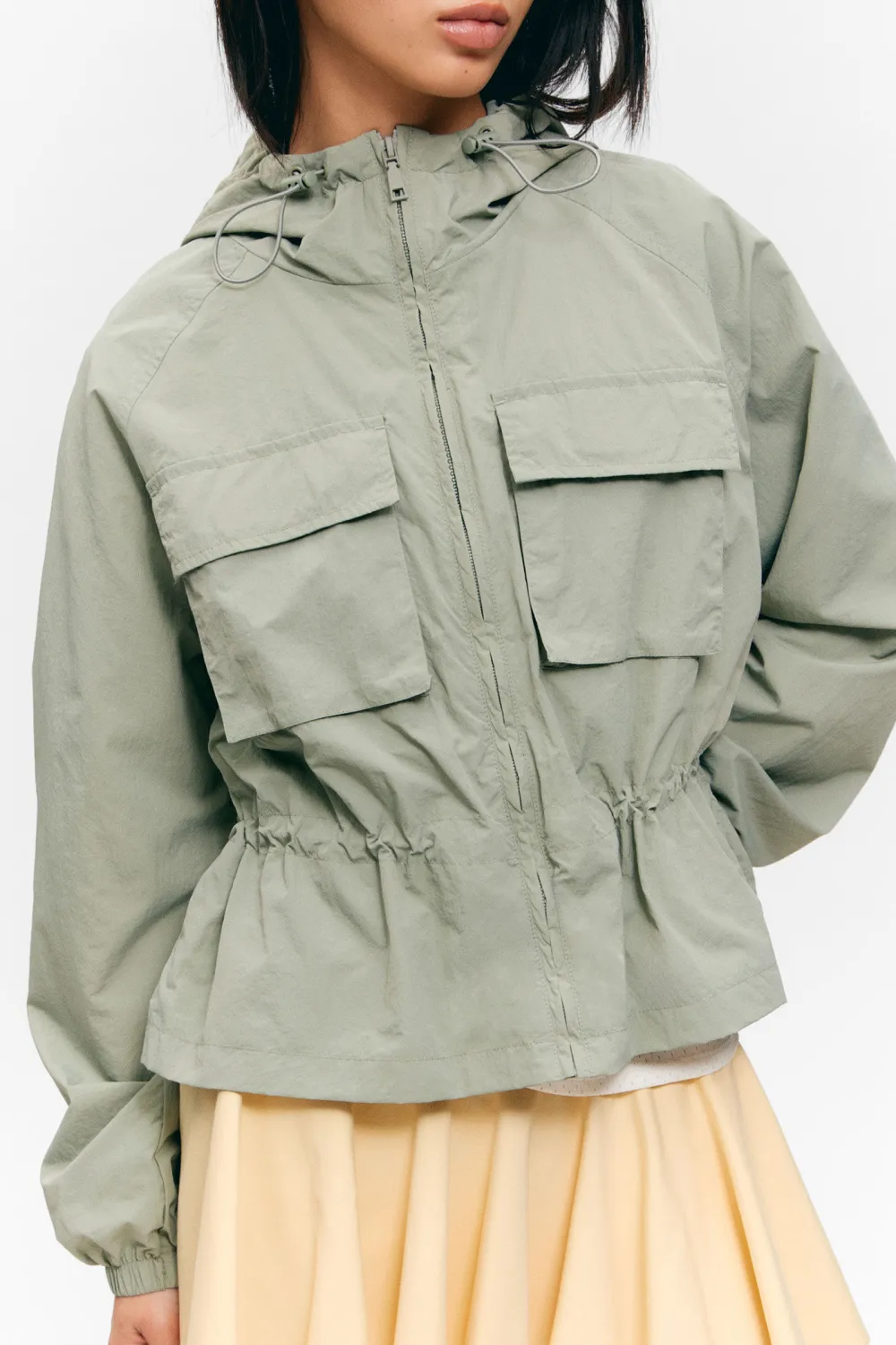 Zip Up Hooded Jacket