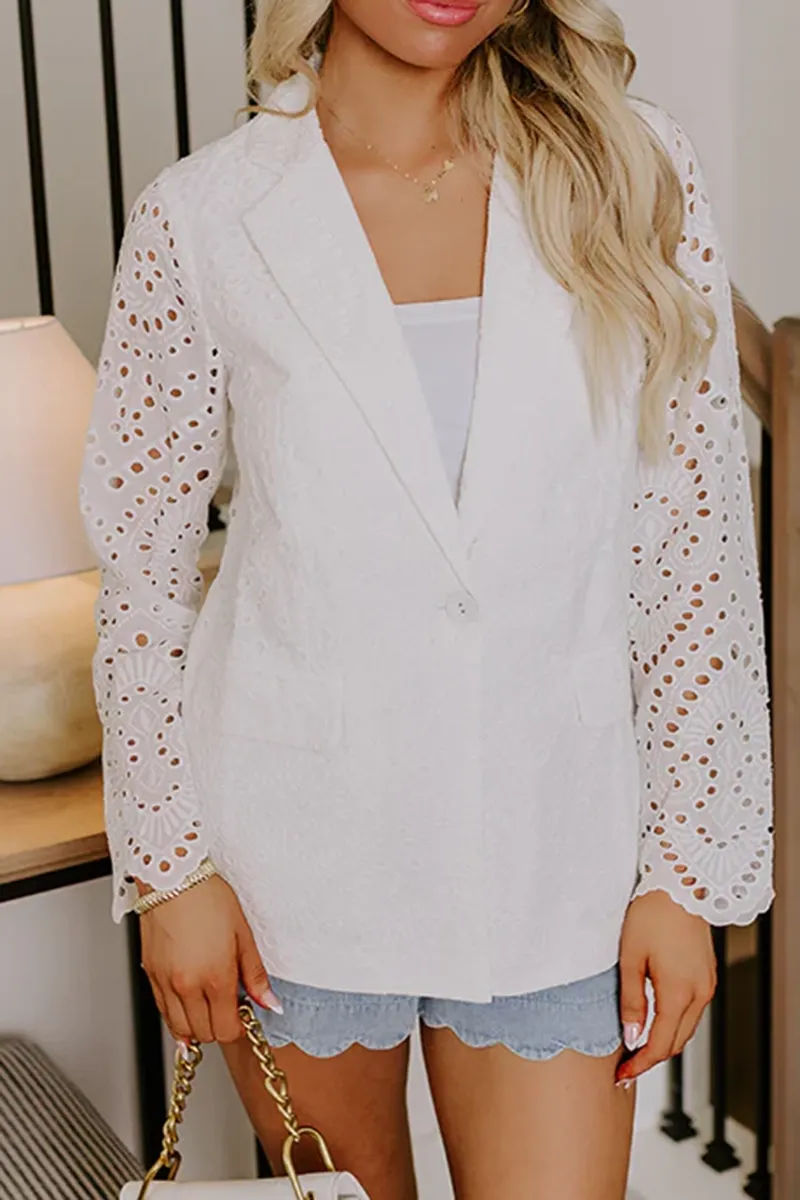 Hollow Cotton Breathable Women's Jacket