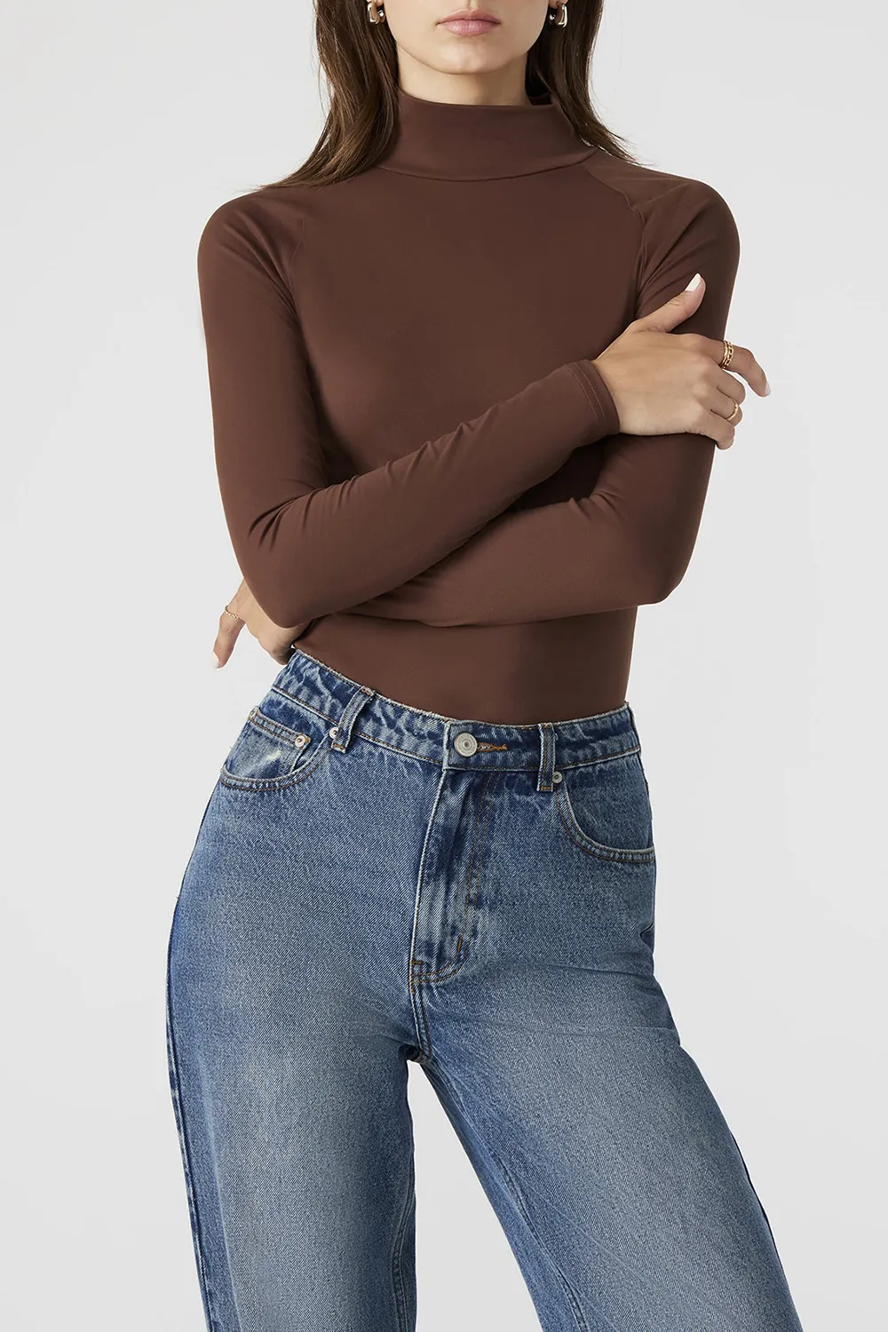 NELLE BODYSUIT BROWN