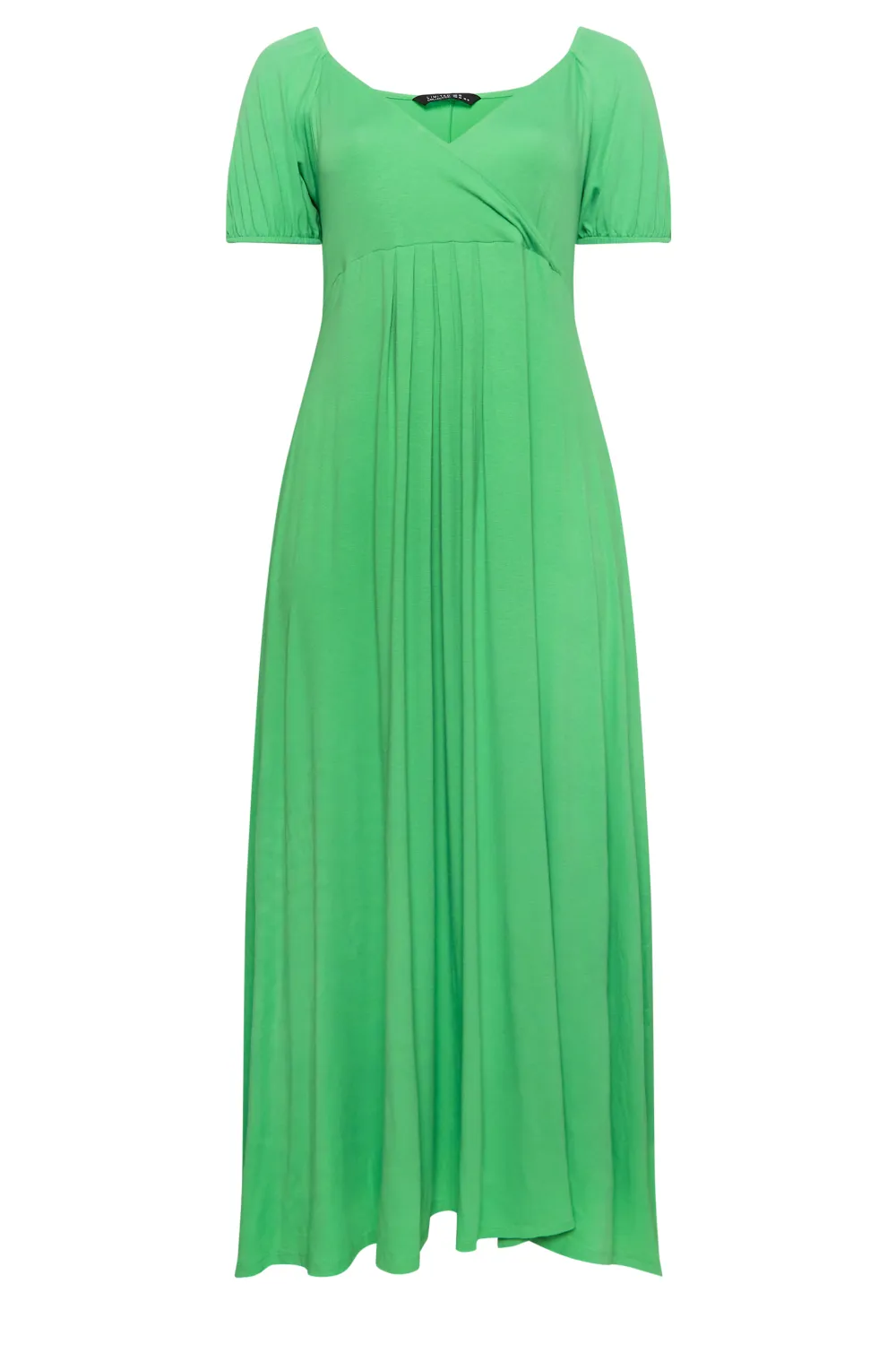 YOURS Curve Green Wrap Maxi Dress