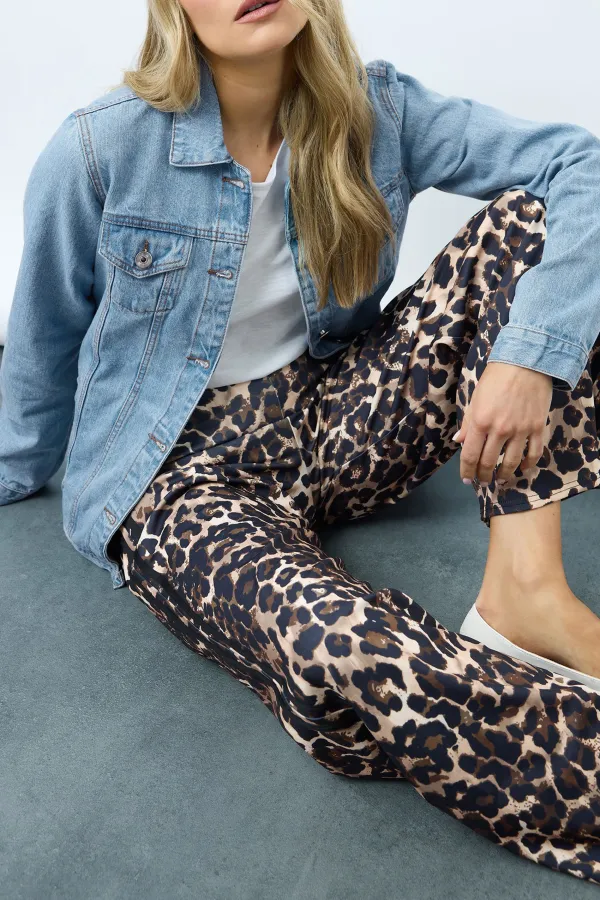 Long Sleeve Blue Mid Wash Denim Jacket