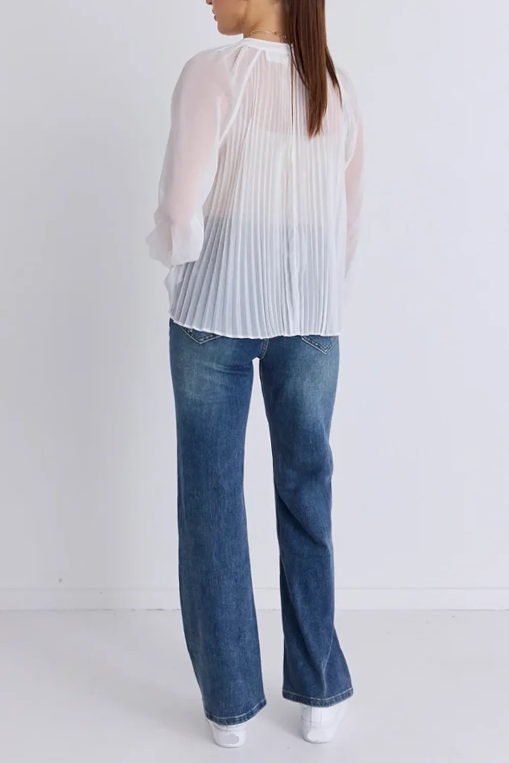 Dark Blue High Rise Soft Flared Jeans