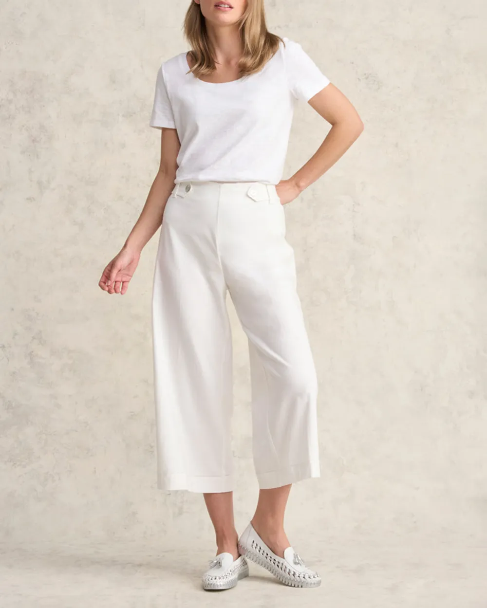 Casual Style Linen Pants