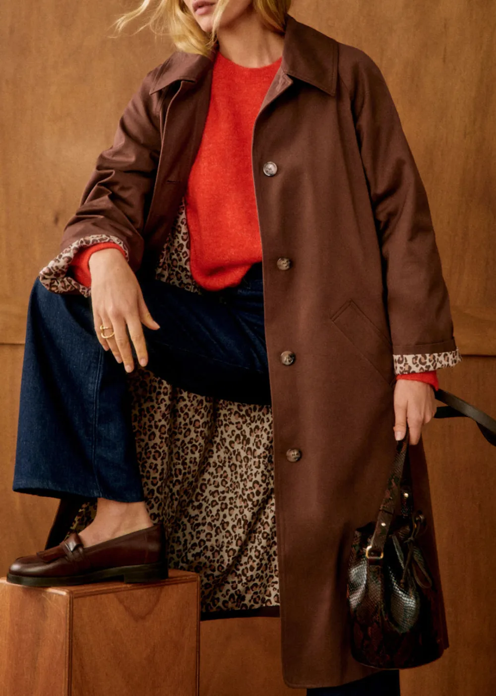 Choco  Oversized Trench Coat