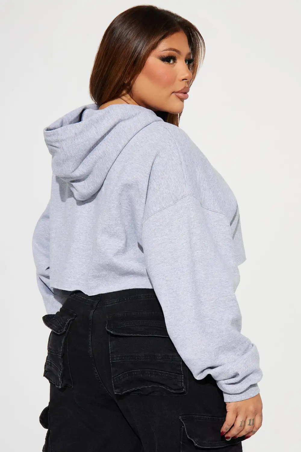 Boyz N The Hood Raw Hem Hoodie - Heathered Grey