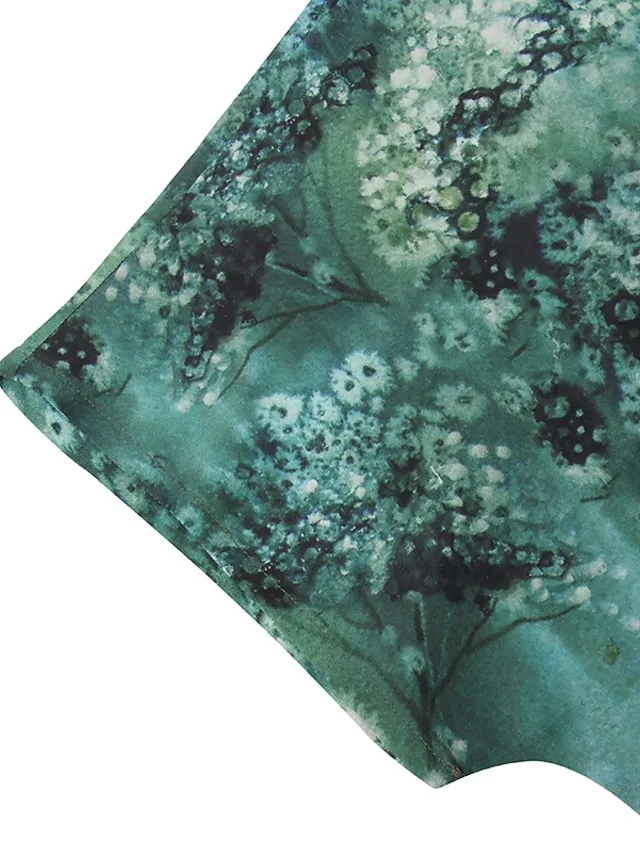 Women's Plus Size Shirt Blouse Yellow Pink Blue Graphic Floral Print Short Sleeve Daily Vacation Weekend Vintage Basic Holiday Crew Neck Regular Fit Dolman Sleeve Summer Spring