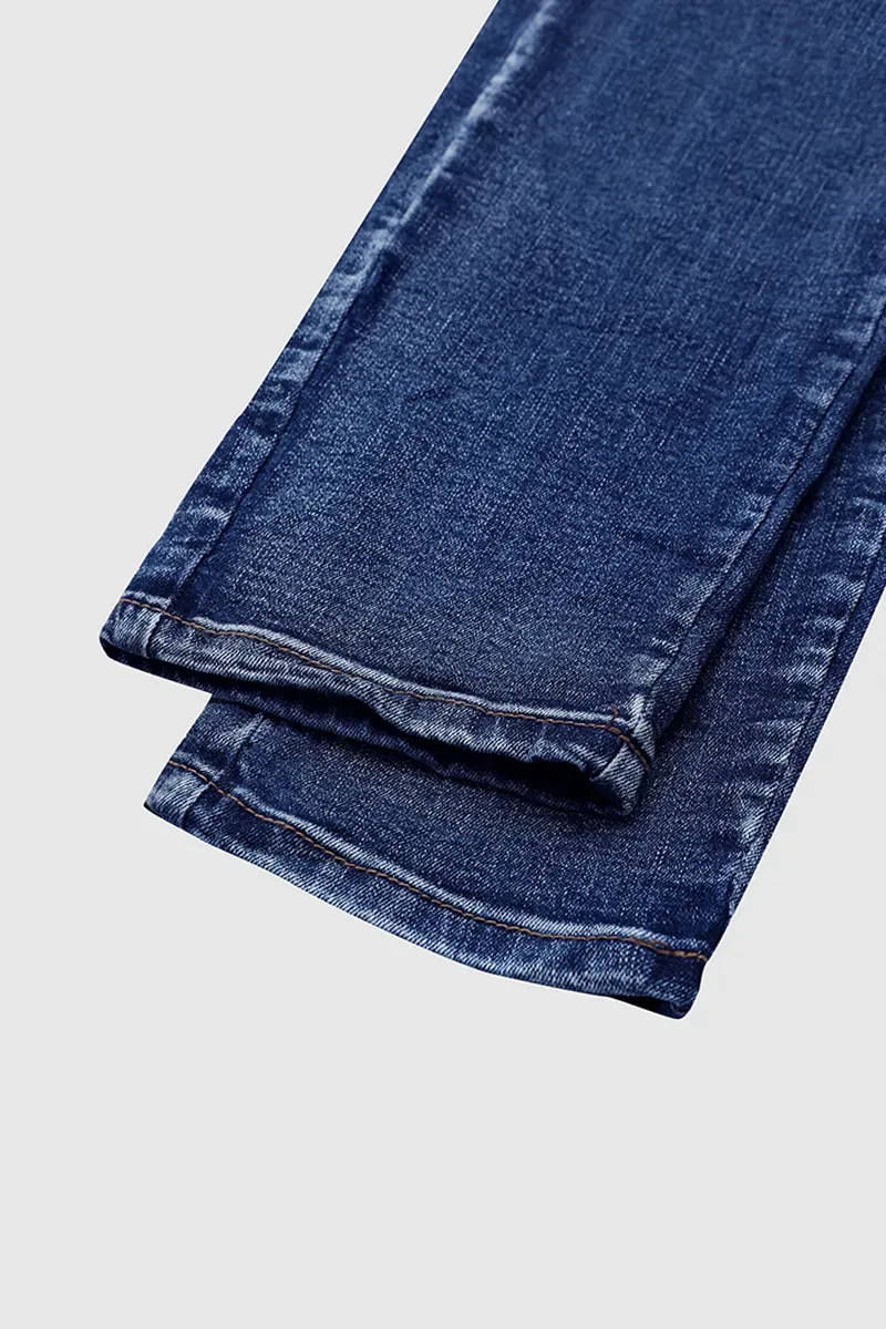 Flap Pocket Low Waist Skinny Cargo Jeans