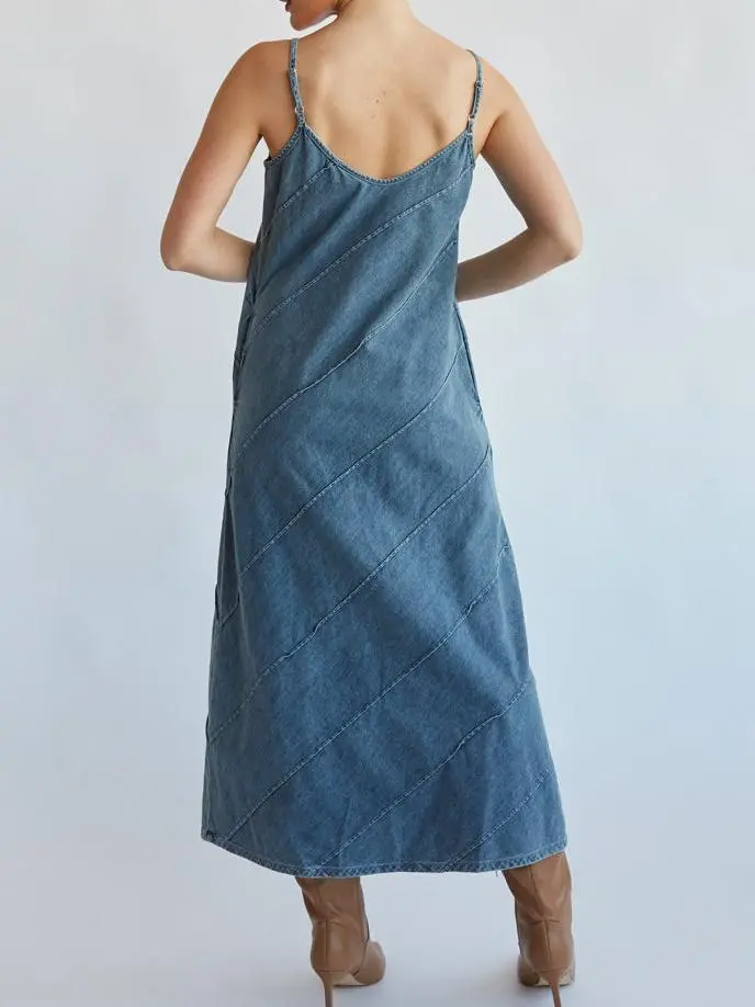 Denim Midi Dress
