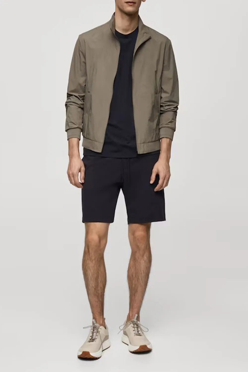 Water Repellent Bomber Jacket