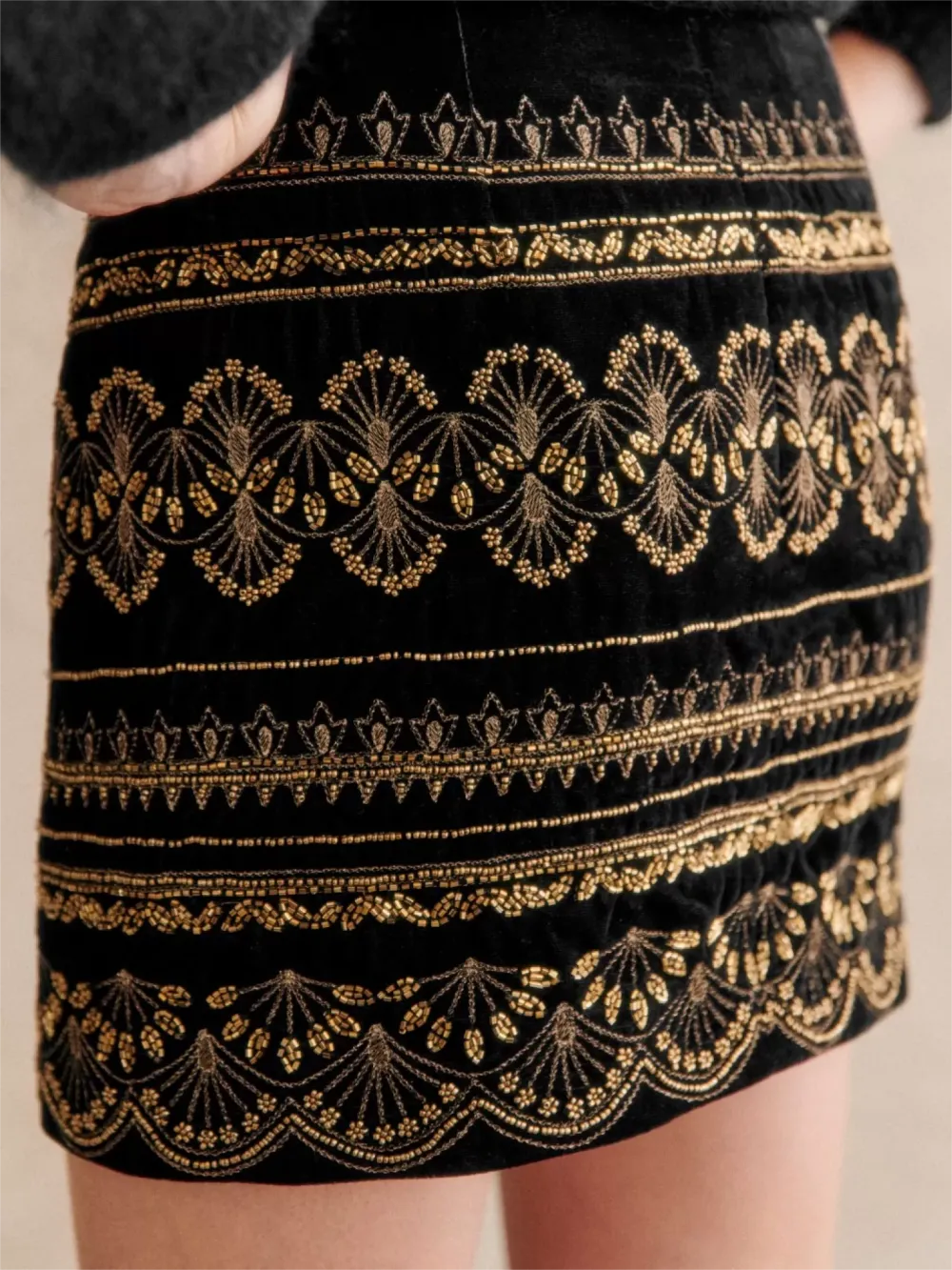 Daily Plants Print Skirt