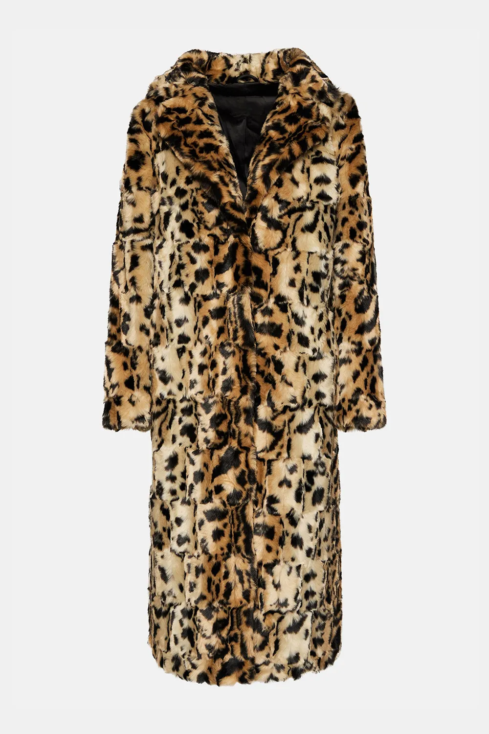 LONG SLEEVE COAT LEOPARD