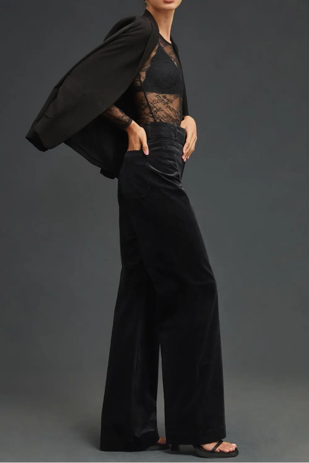 Colette Corduroy Wide-Leg Pants