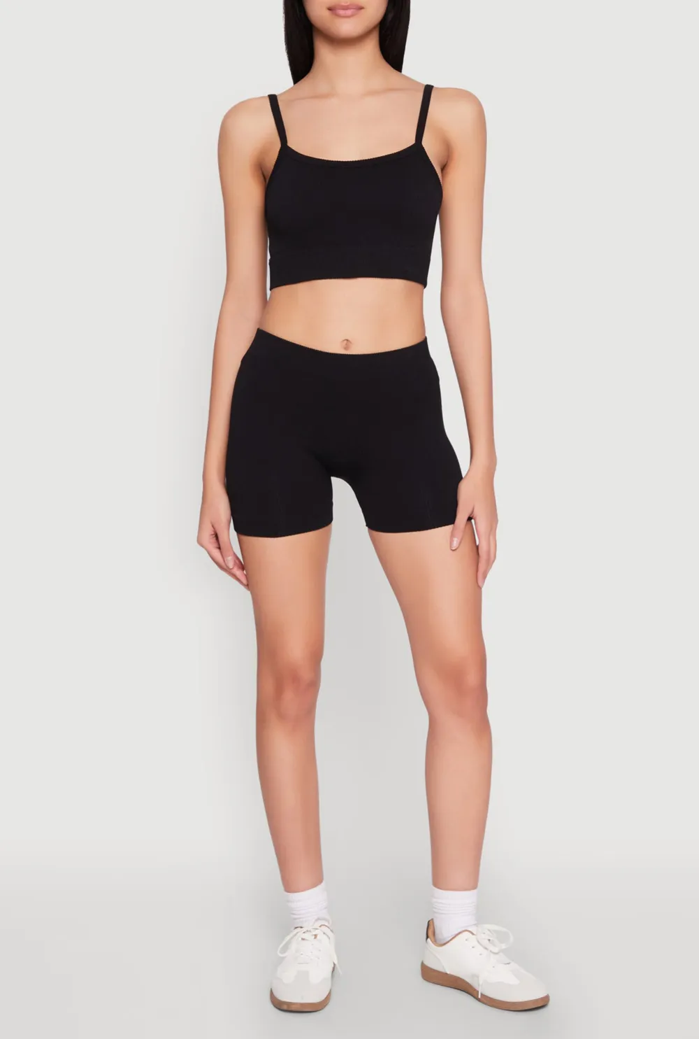 Ribbed Knitted Shorts