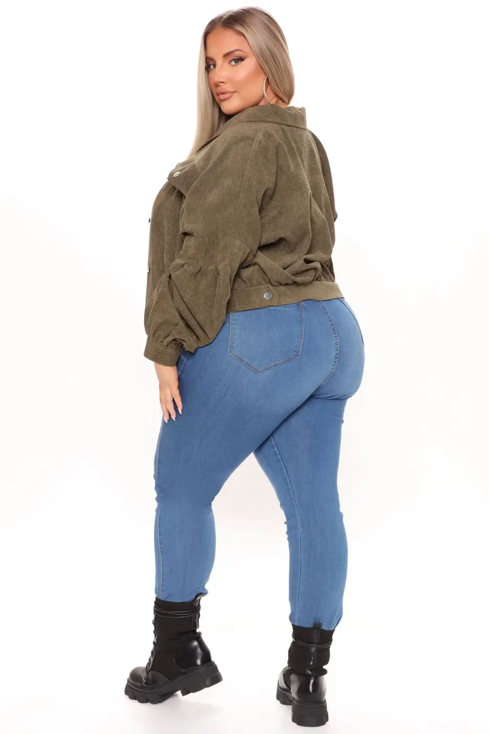 Road Tripping Corduroy Jacket - Olive