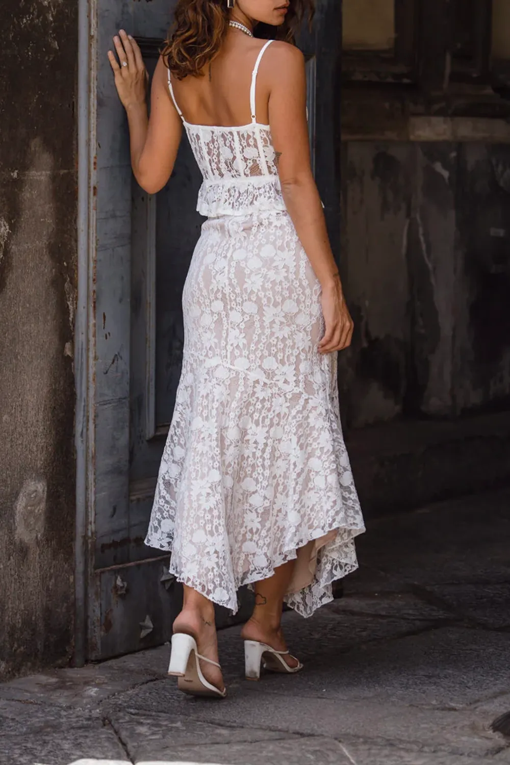 Lace Bustier Top