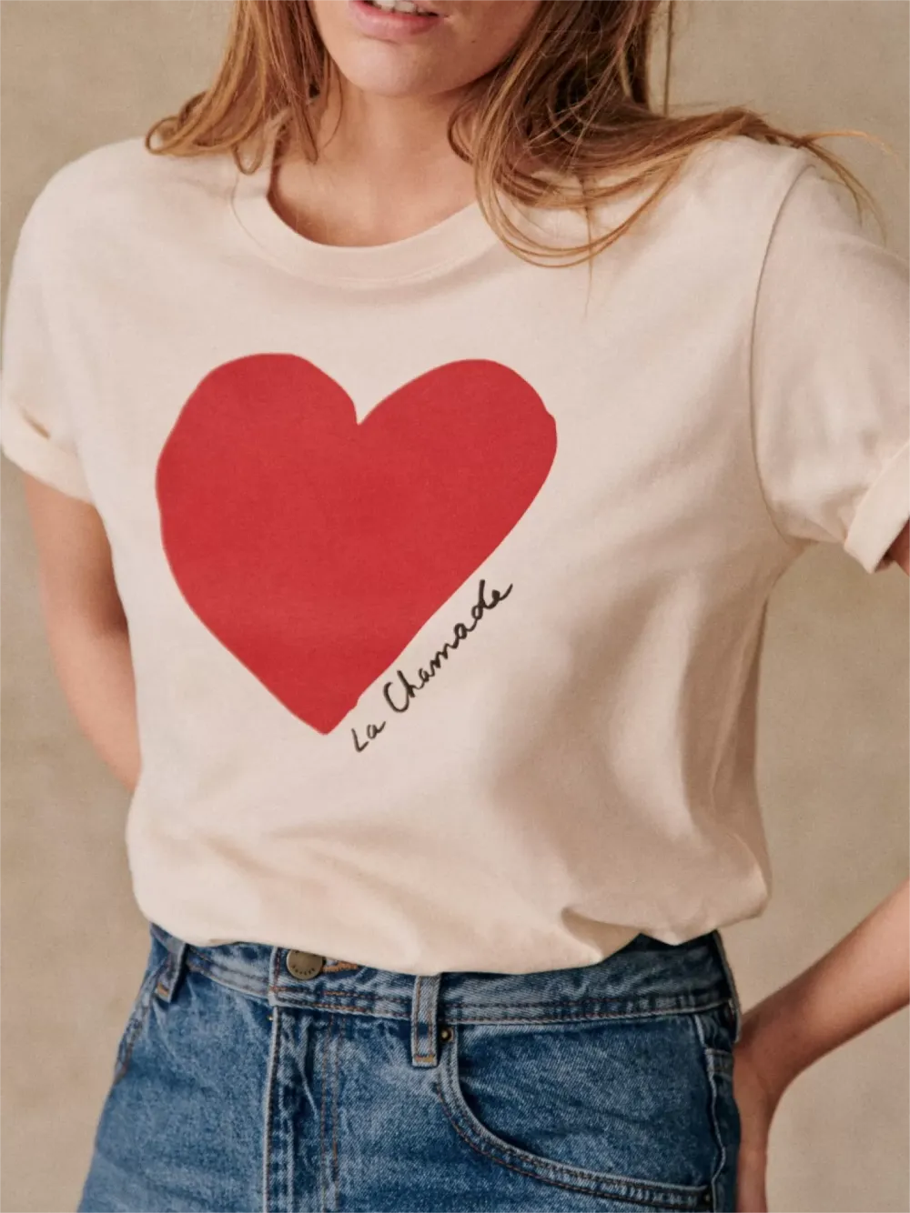 Heart Pattern T-shirt