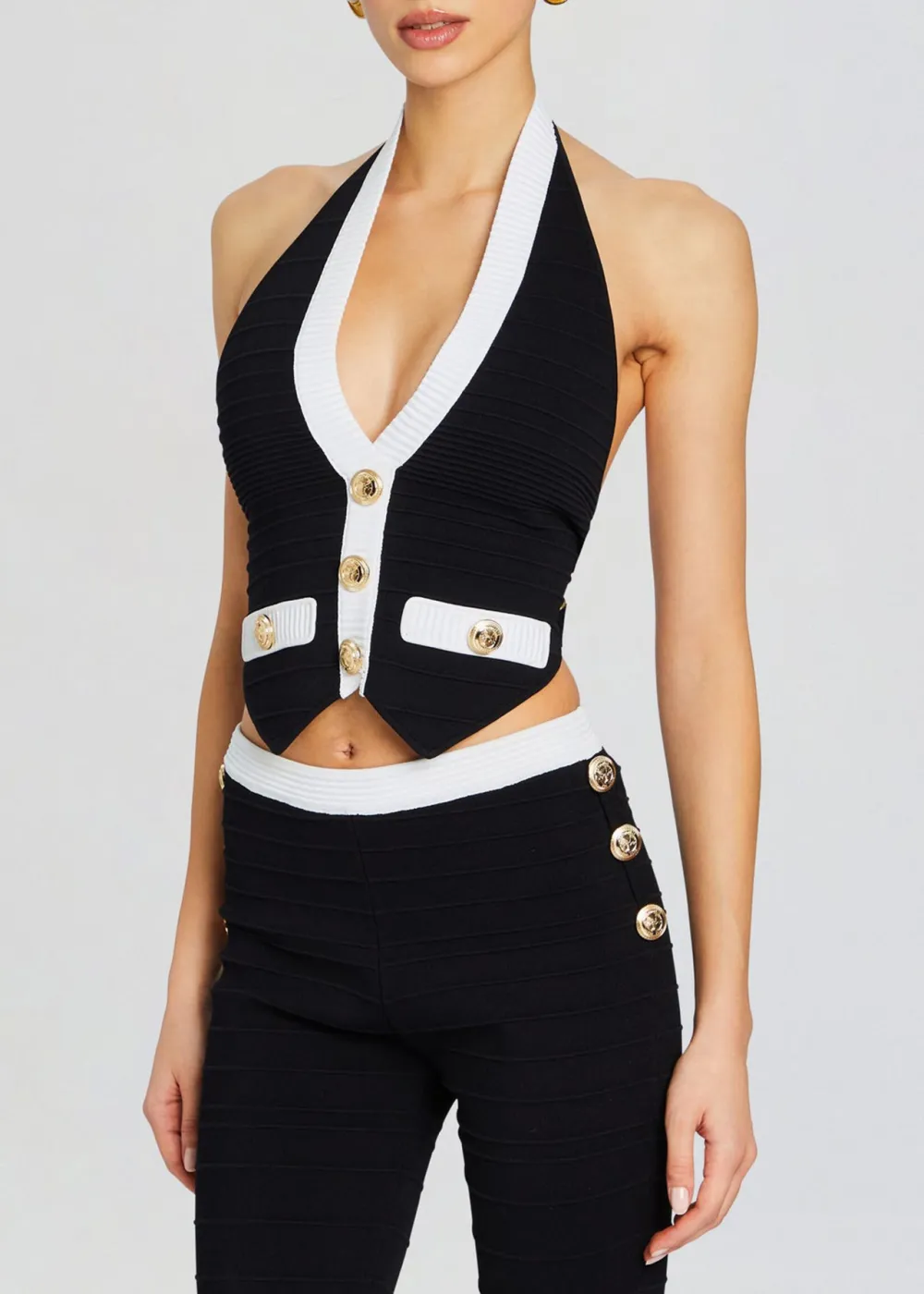 Bandage Knit Vest