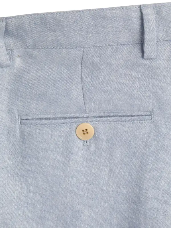 Blue Casual Style Trousers