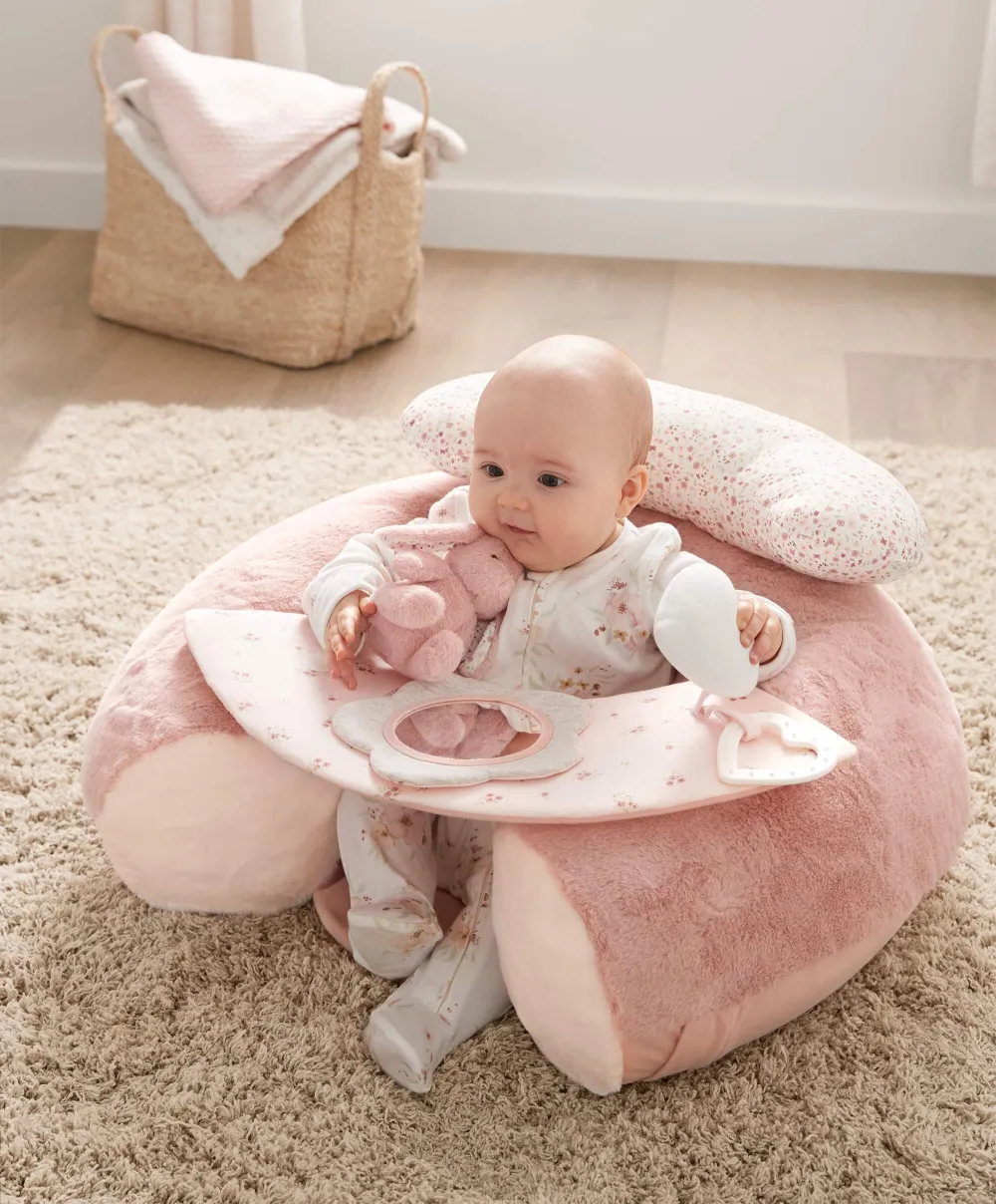 Sit & Play Interactive Floor Seat - Welcome to the World Bunny
