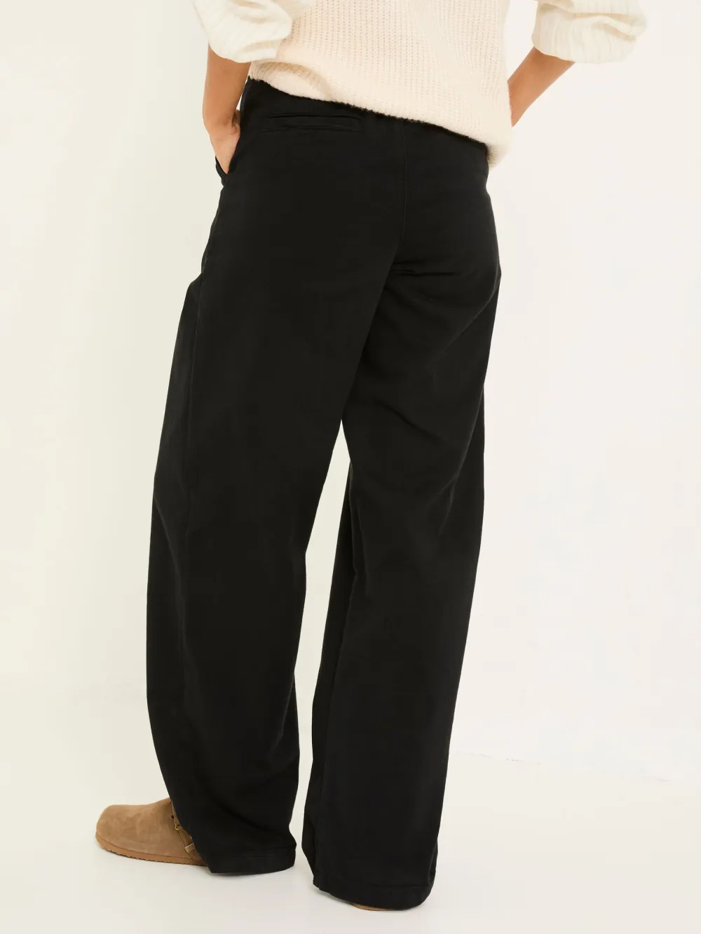 Black Wide Leg Trousers