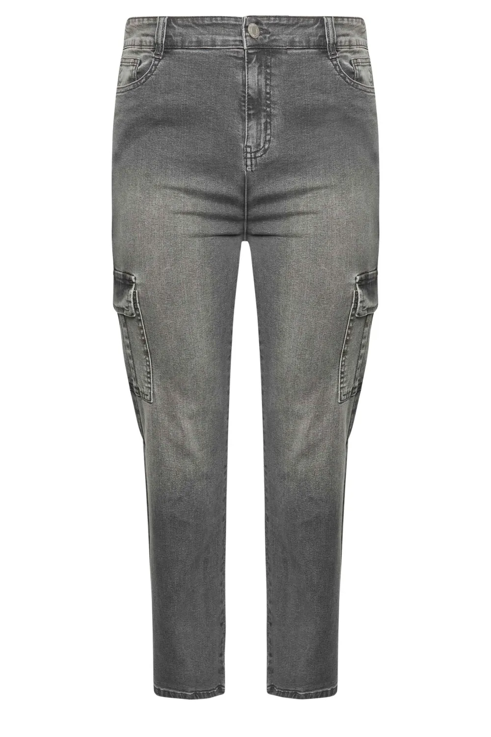 YOURS Curve Black Cargo Jeans