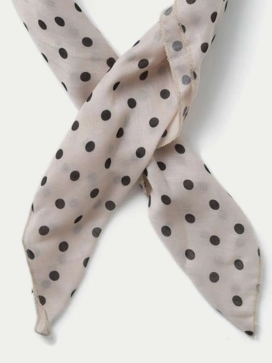Classic Polka Dot Scarf