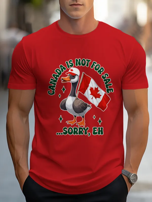 Men'S Canada Is Not For Sale Sorry T-Shirt