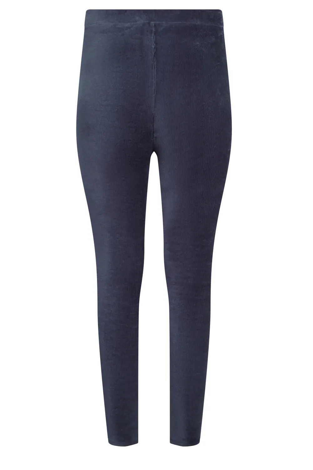 M&Co Teal Blue Cord Stretch Leggings