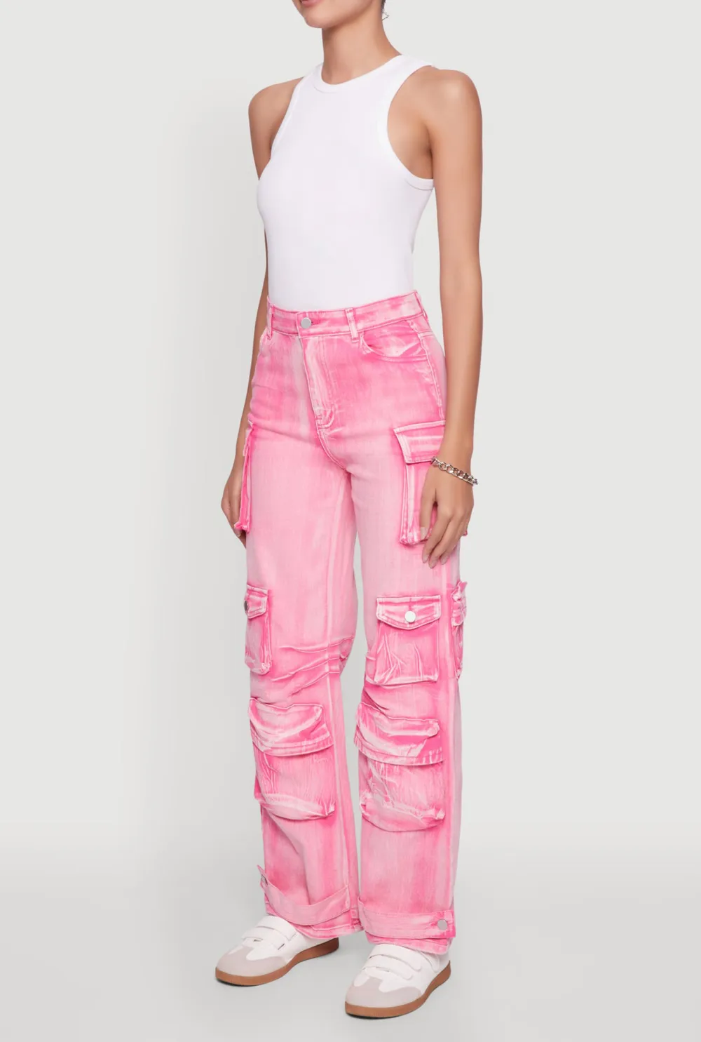 Solid Color Women's Jeans