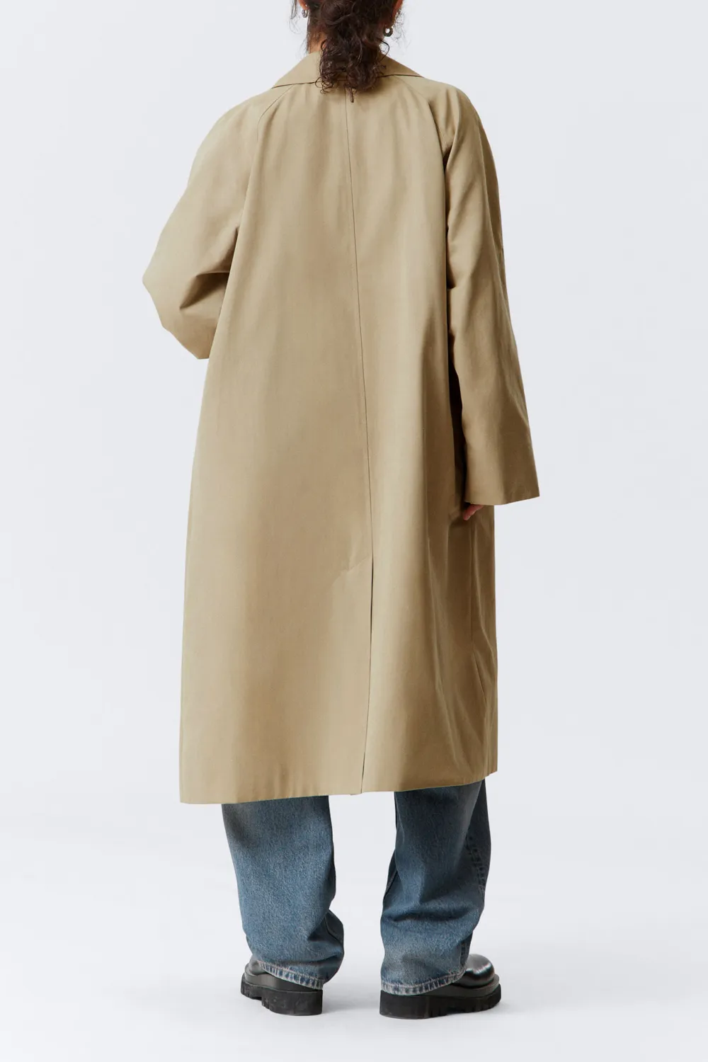 Oversized Raglan Sleeve Long Coat