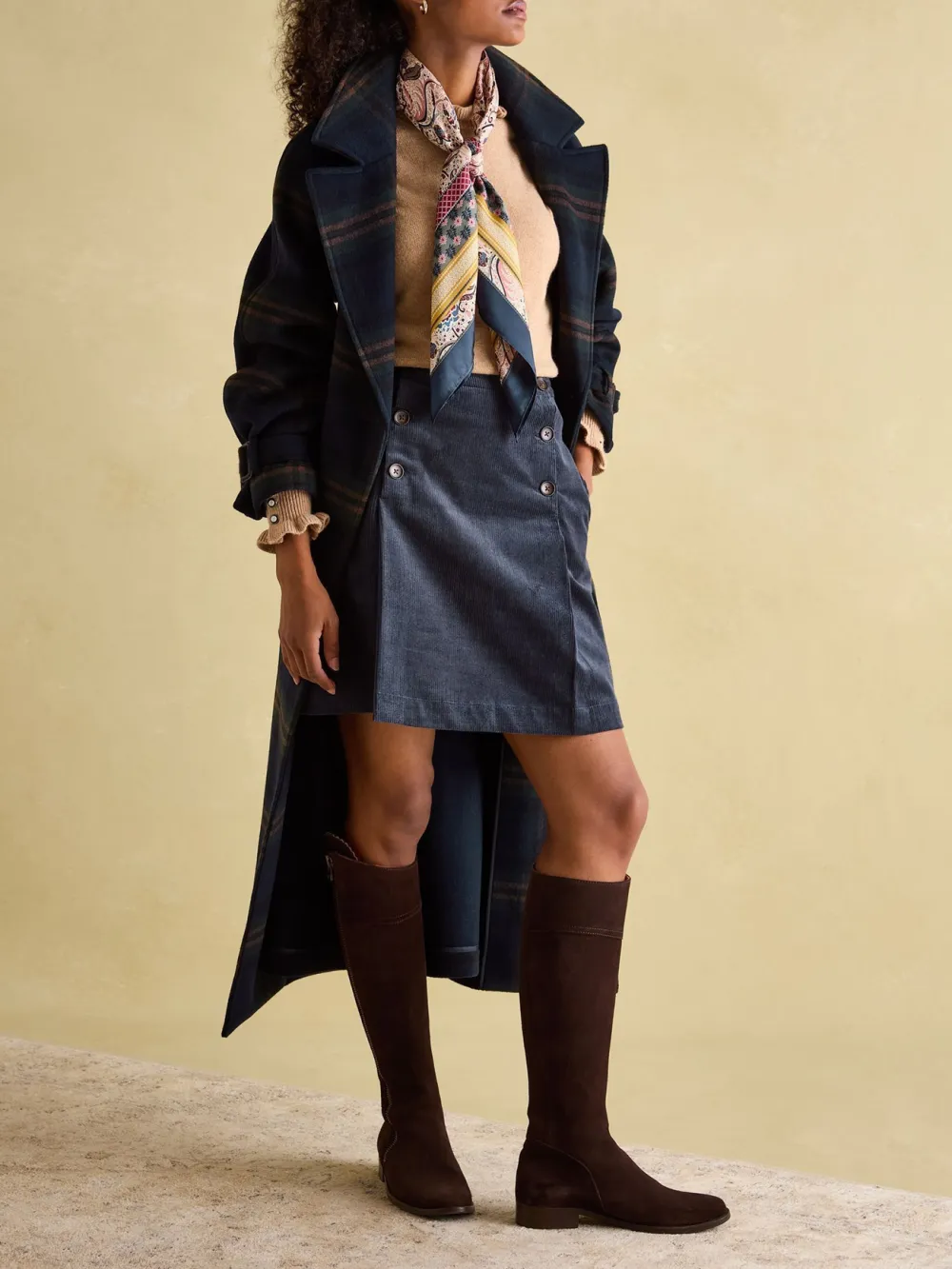 Frill Neck Long Sleeve Jumper