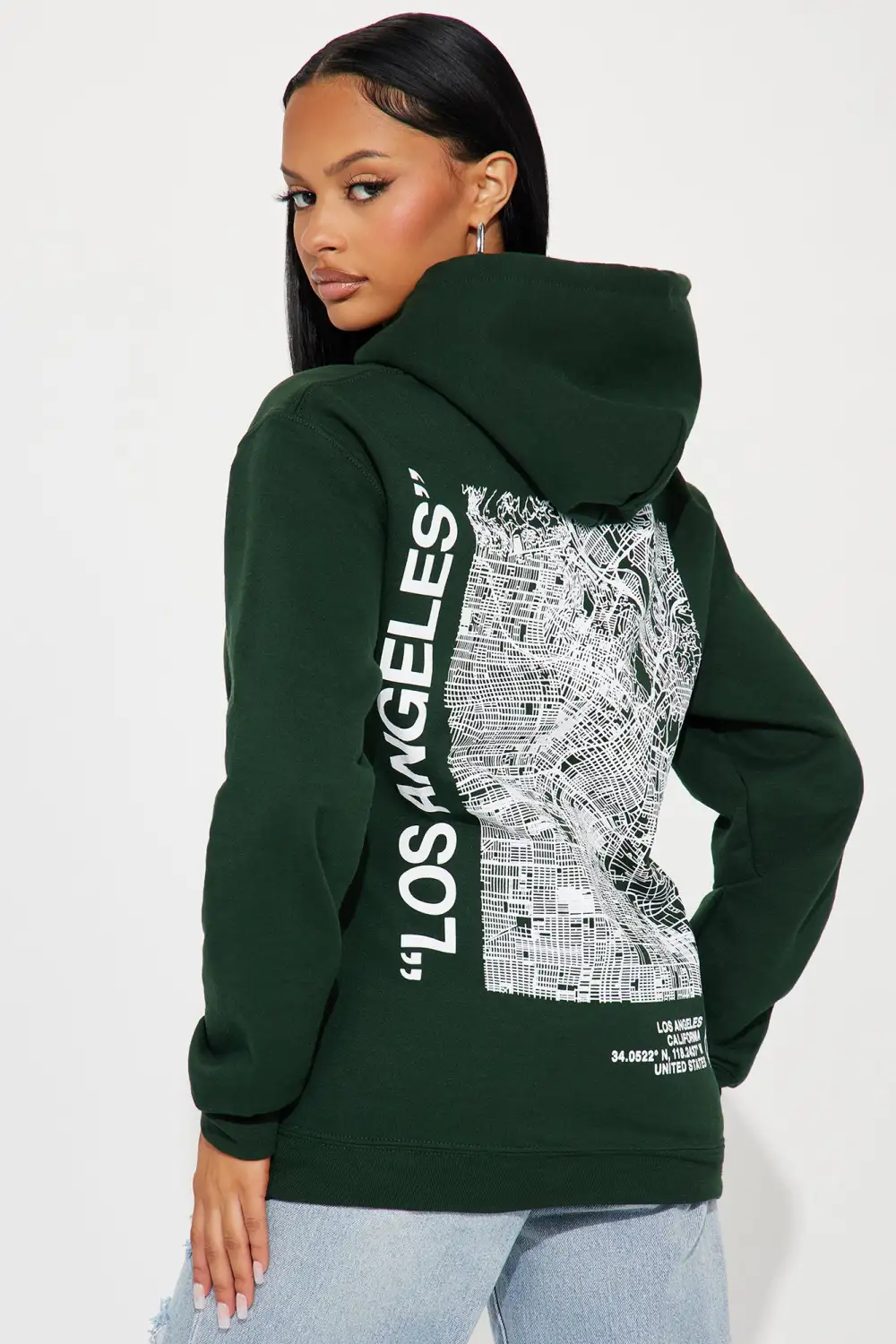 Destination Los Angeles Hoodie - Hunter