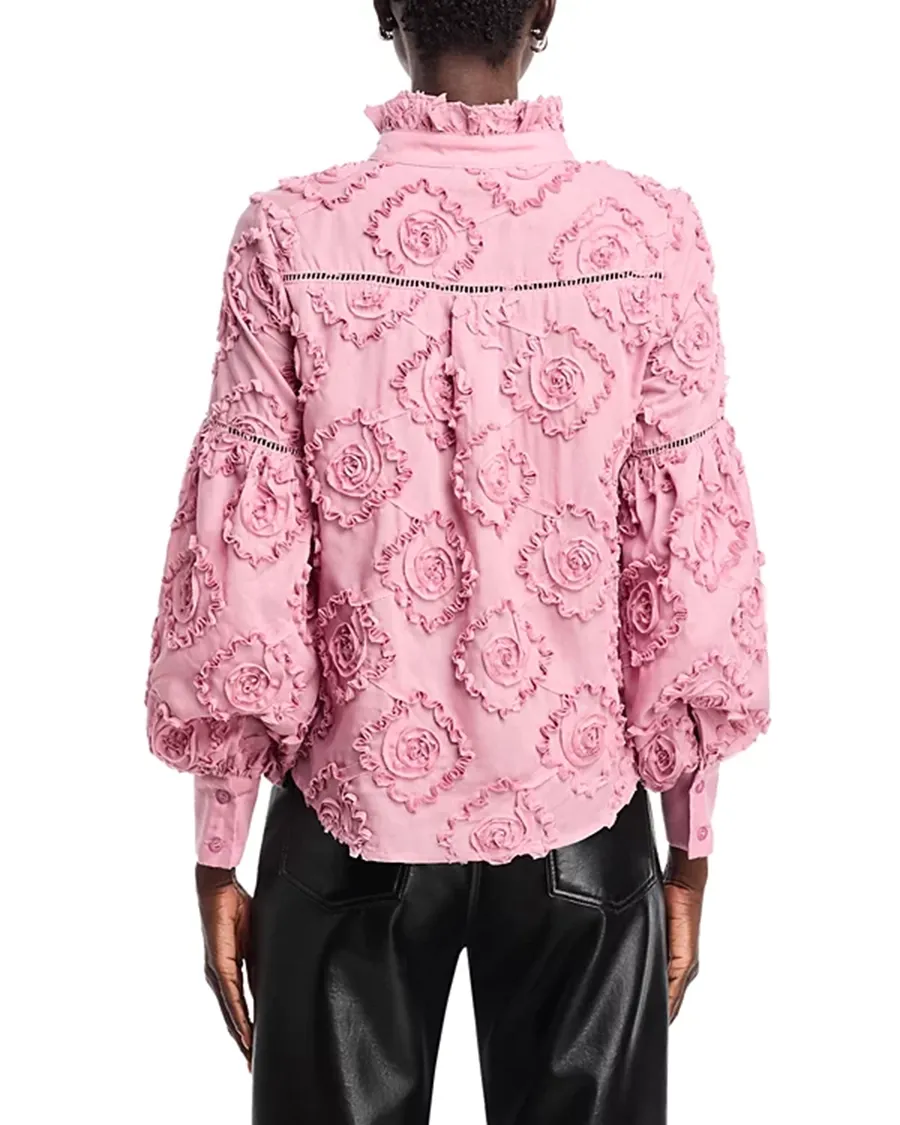 Casual Style Floral Print Shirt