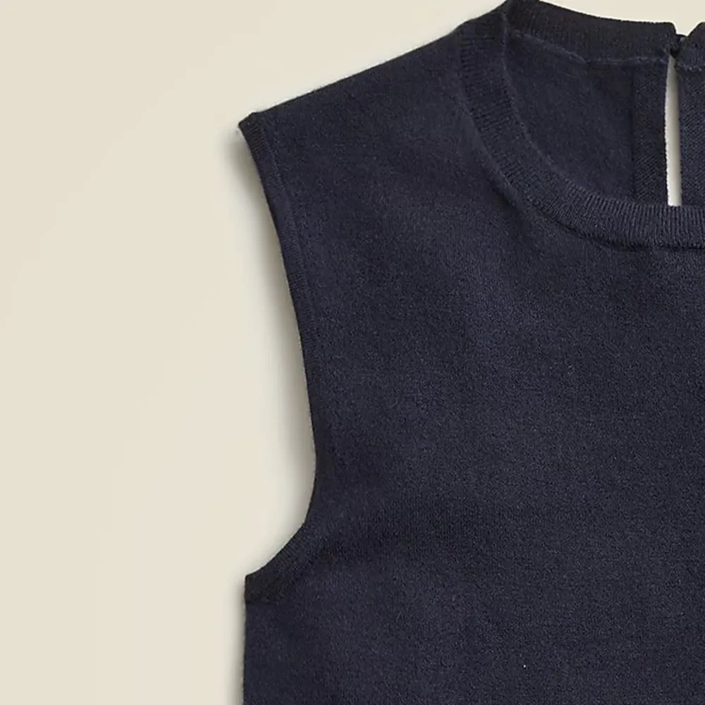 Cashmere-Blend Cropped Tops