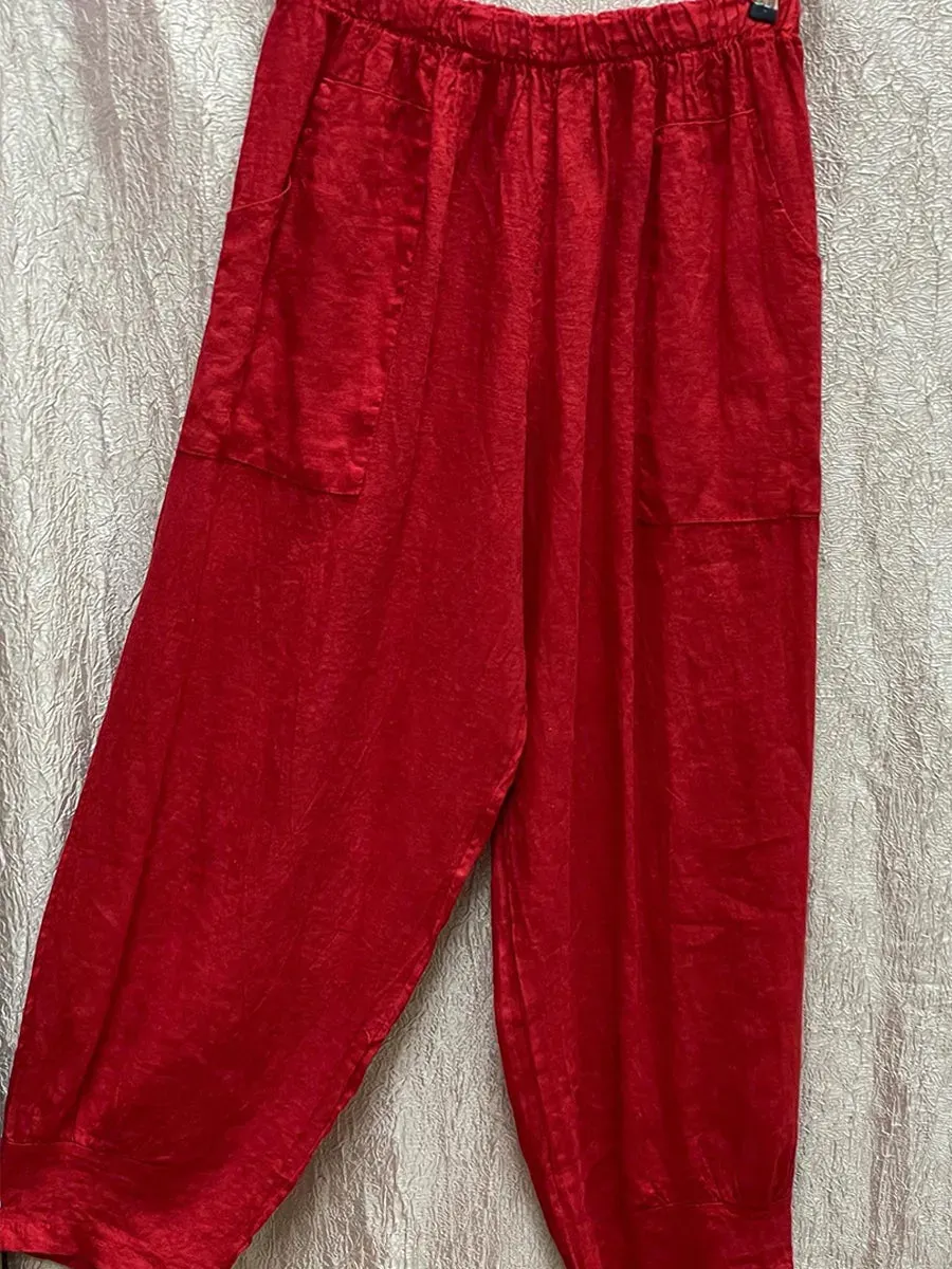 Women Casual Solid Color Two-piece Set