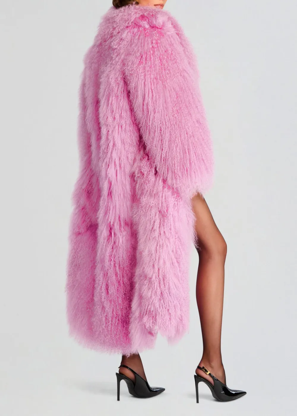 Pink Fur Coat