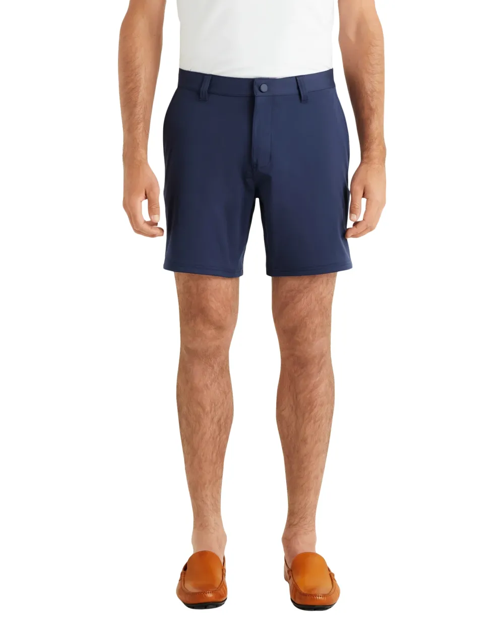 Beige Regular - Fit Men's Shorts