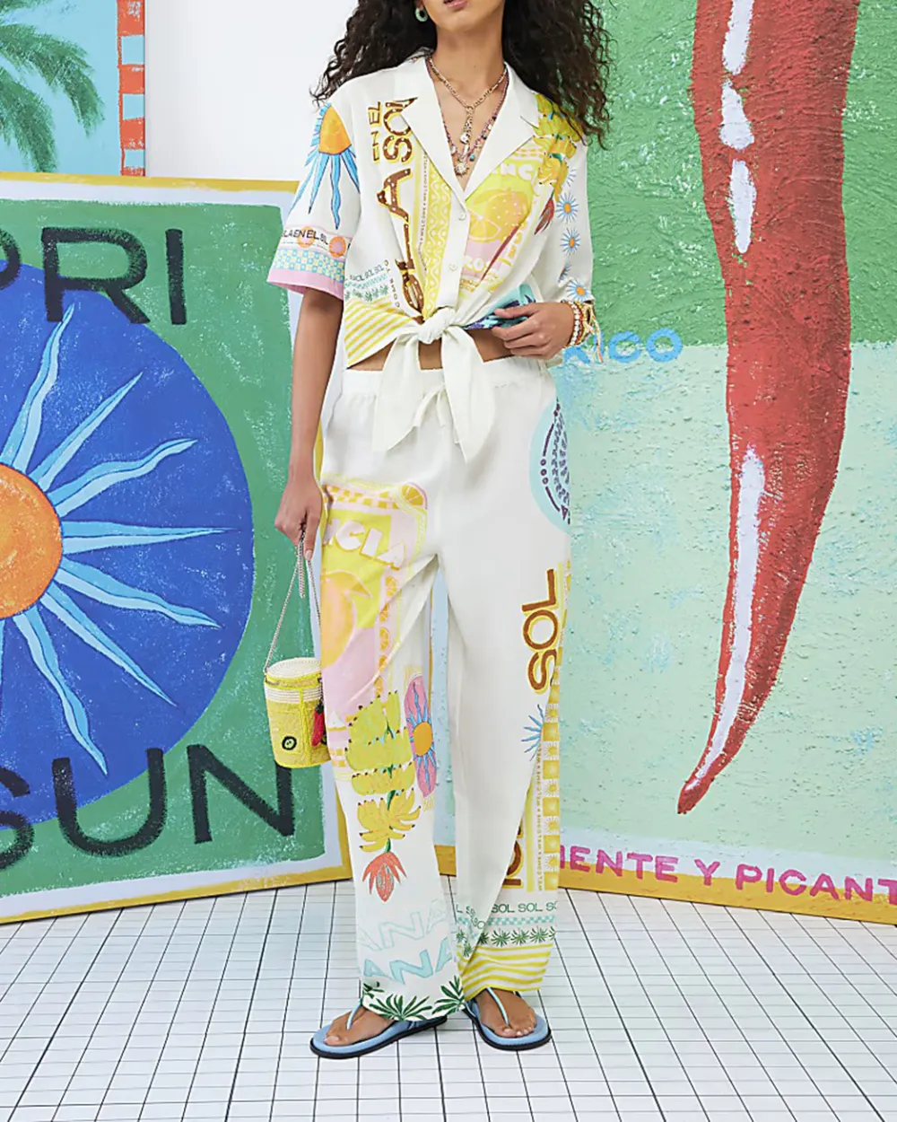 Women's Casual Linen Tie Shirts