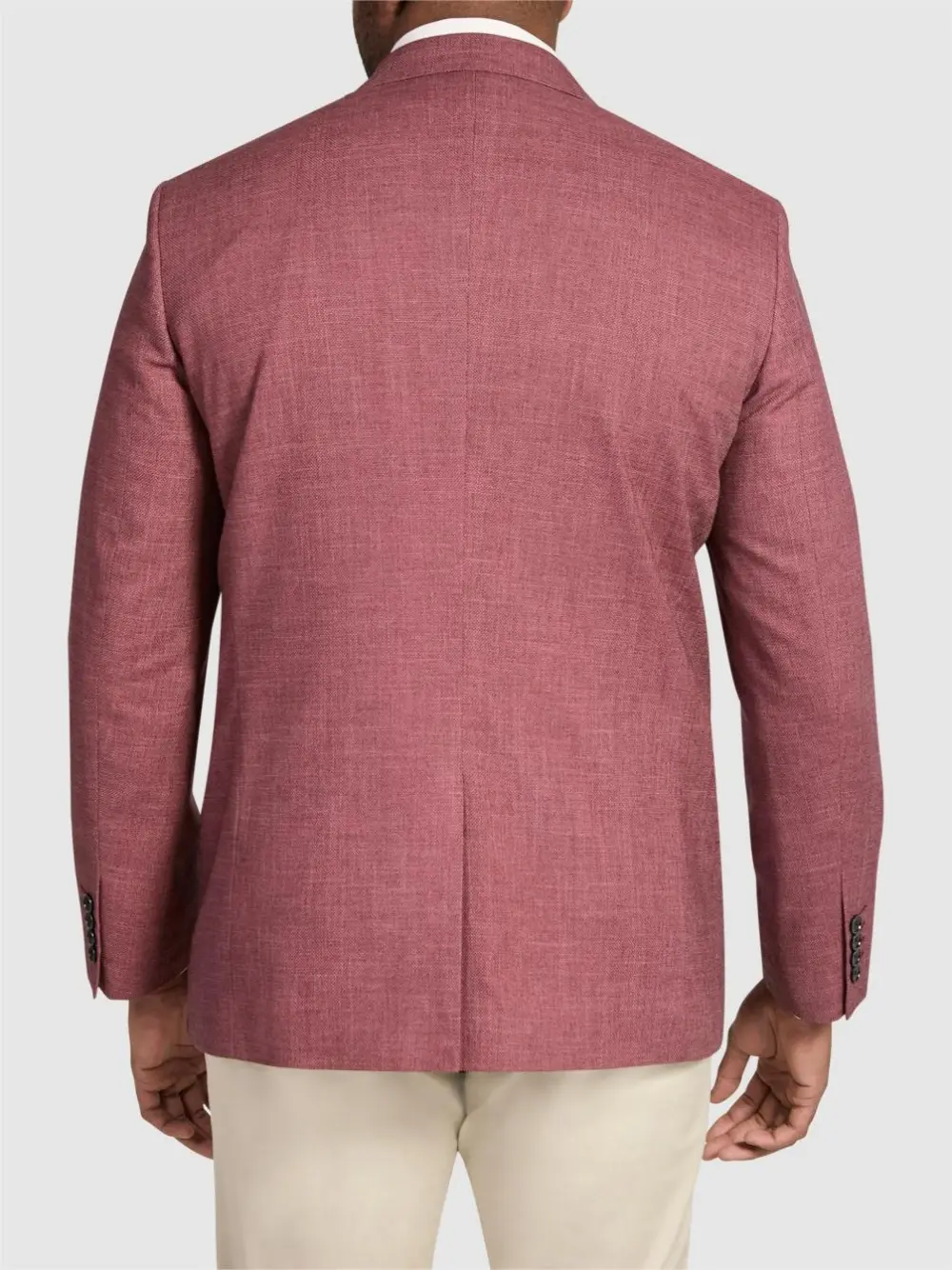 RASPBERRY TEXTURED STRECH BLAZER